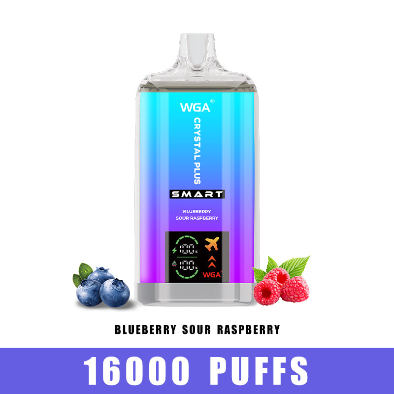 WGA Crystal Plus 16000 Puffs Disposable Vape 27ml 650mAh 12 Flavors