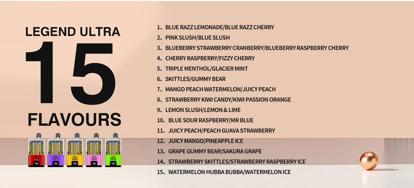 WGA 30000 Puffs Dual Flavors Disposable Vape 20ml+2ml 650mAh 15 flavors