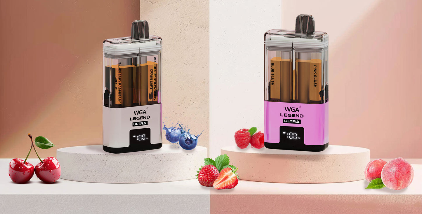 WGA 30000 Puffs Dual Flavors Disposable Vape 20ml+2ml 650mAh 15 flavors