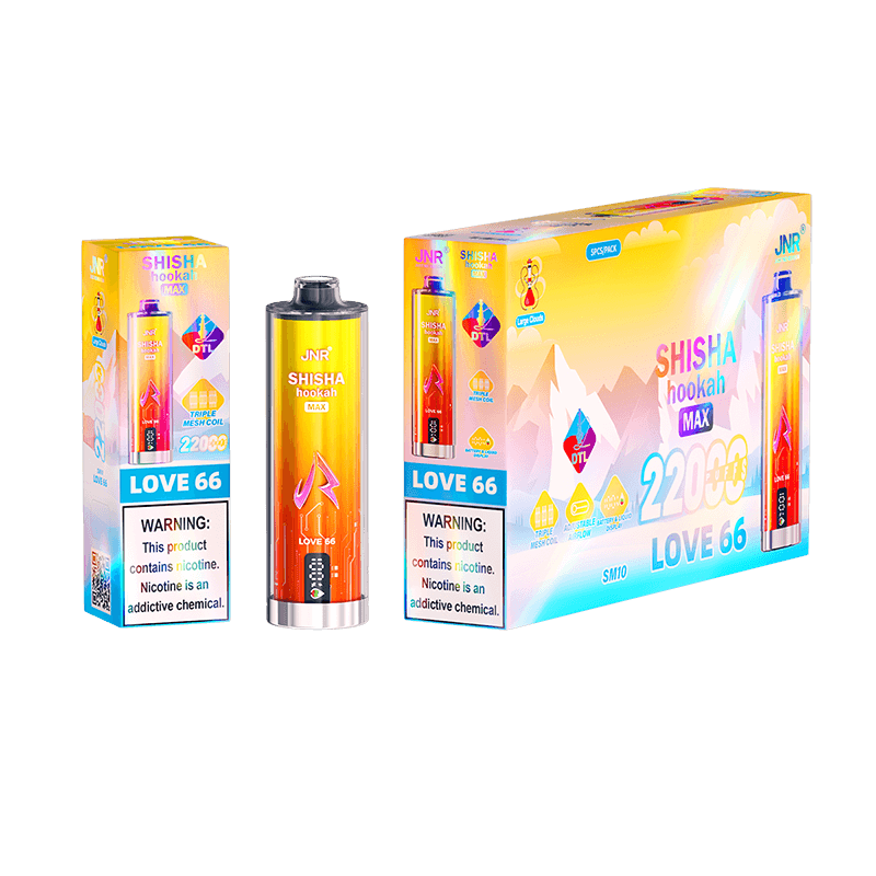 JNR Shisha Hookah Max 22000 PuffsDisposable Vape-1100mAh Battery, 29ml E-liquid, Multiple Nicotine 15 Flavors