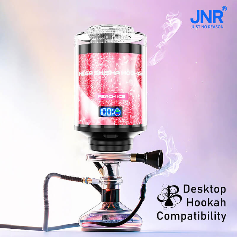 JNR Mega Shisha Hookah 100K Disposable Vape 2% Nicotine Salt 2200mAh 60ML 11 Flavors