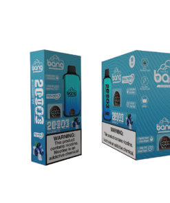 Bang 20000 Puffs LED Display Disposable Vape Bang King Double Crystal 20000 Puffs Vape 20K Disposable Vape Pen E Cigarette Prefilled-650mAh Battery, 25ml E-liquid, Multiple Nicotine 12 Flavors