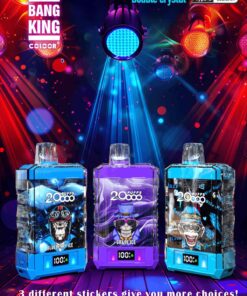 Bang King Double Crystal 20000 Puffs Vape 20K Disposable Vape Pen E Cigarette Prefilled 25ml 650mAh