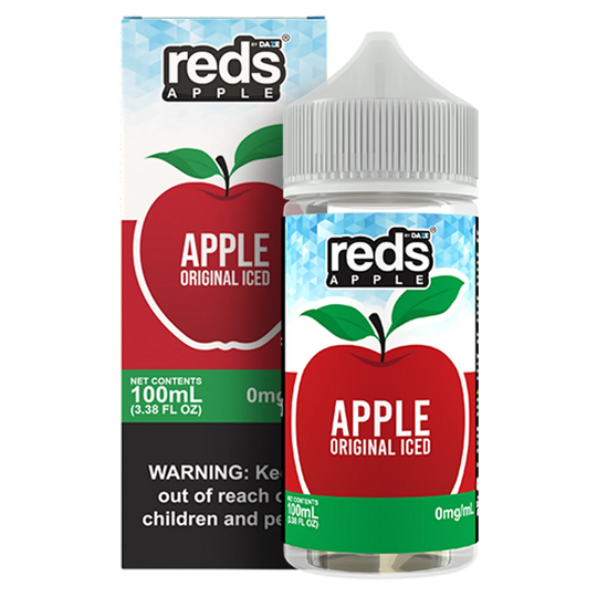 7Daze Reds Apple 100ml BestStrawberry Vape juice 14 Flavors