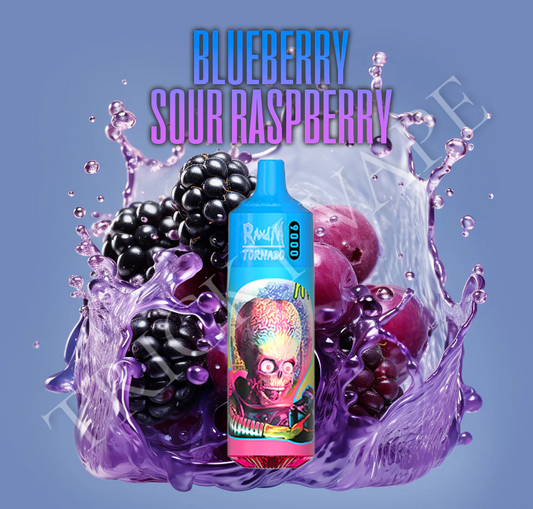 RandM 9000 - Blueberry Sour Raspberry