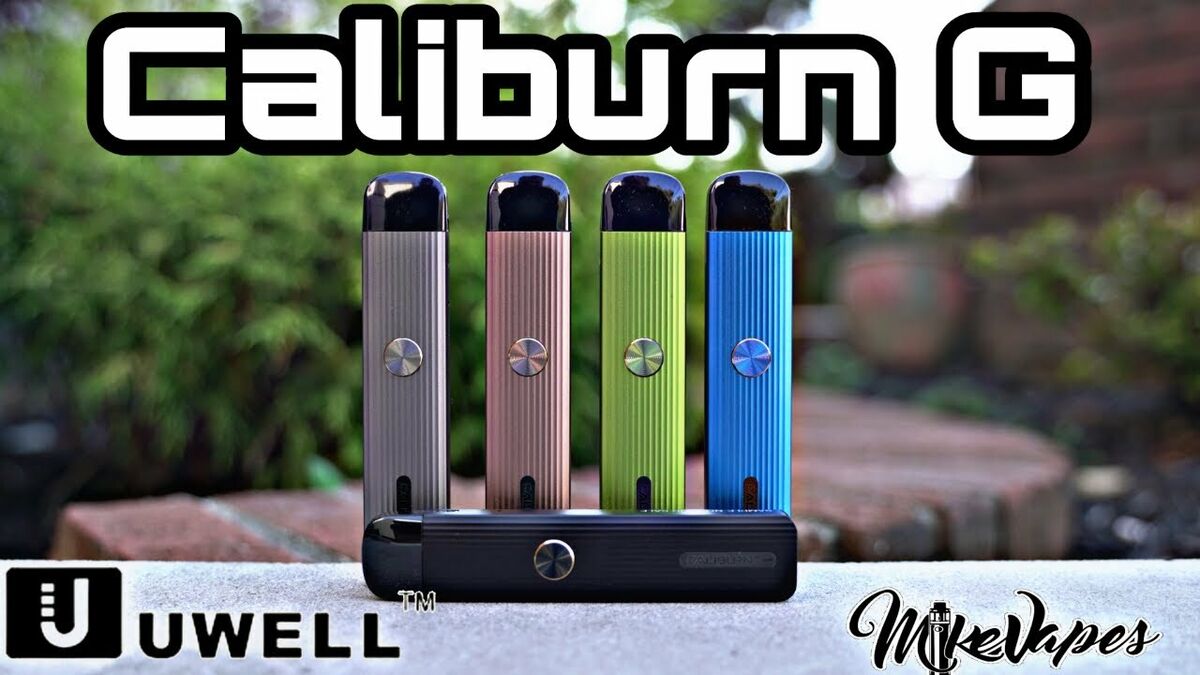 Uwell® Caliburn G Pod Kit (AIO) All In One E-Cigarette Vape Pen or Pods / Coils 690 mAh