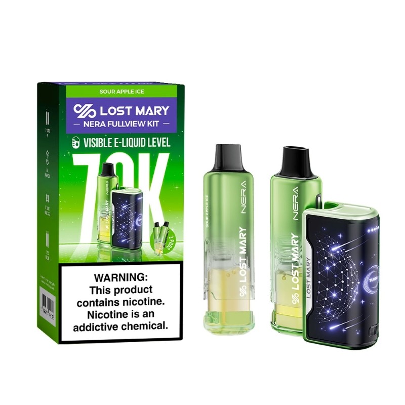 Lost Mary Nera Fullview 70K Disposable Vape Kit 24ml 5%