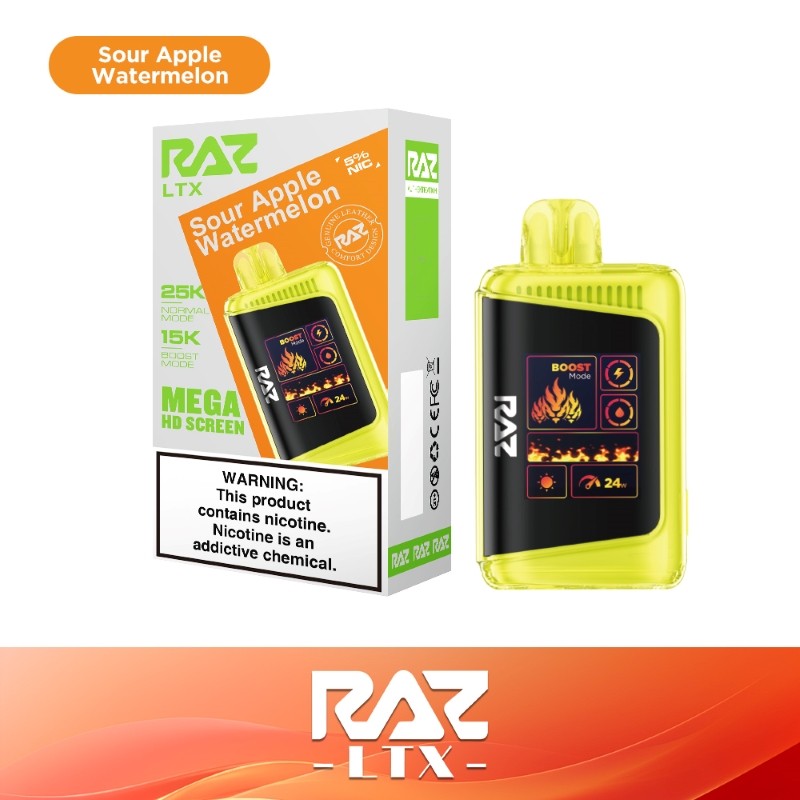 RAZ LTX 25K Disposable Vape 16ml 5%