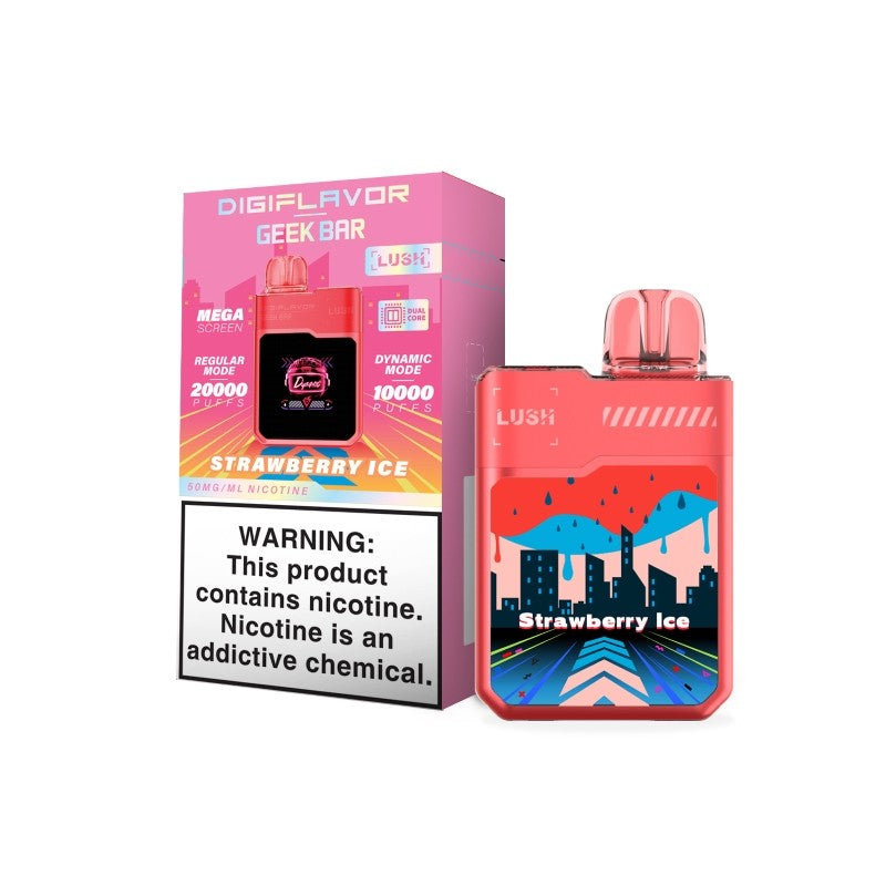 Digiflavor x Geek Bar Lush 20K Disposable Vape (5%, 20ml)