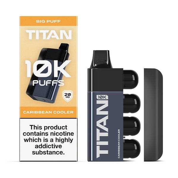 Titan 10k Disposable Vape 10,000 puffs , 1000mAh 18 Flavors