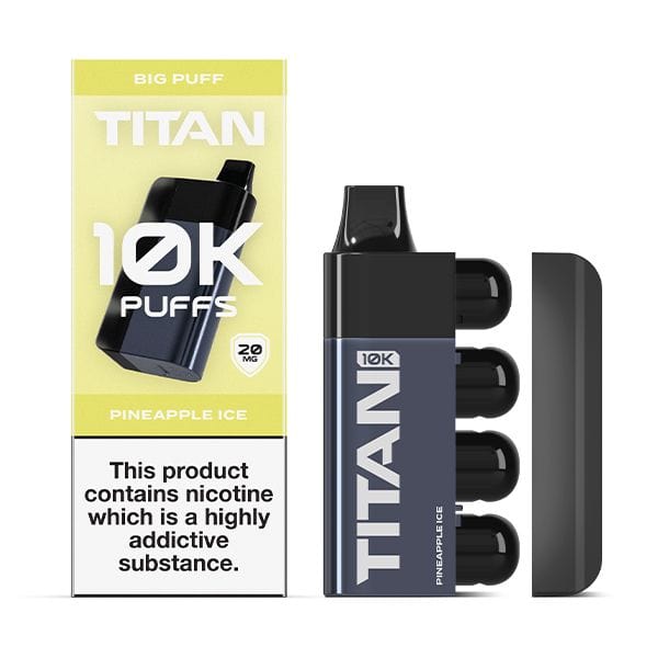 Titan 10k Disposable Vape 10,000 puffs , 1000mAh 18 Flavors