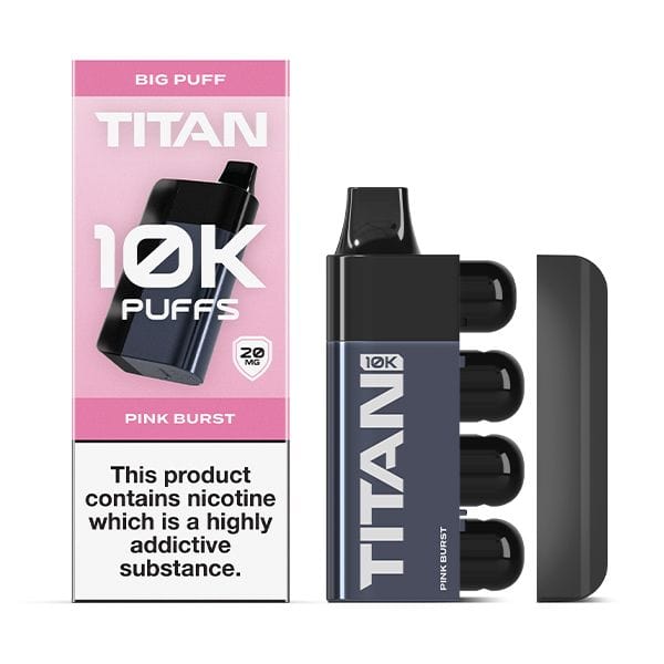 Titan 10k Disposable Vape 10,000 puffs , 1000mAh 18 Flavors