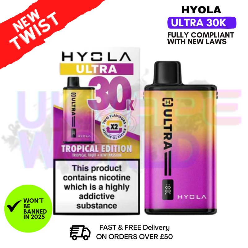 Hyola Ultra 30000 Puff 30K Bar Twist Pod Kit