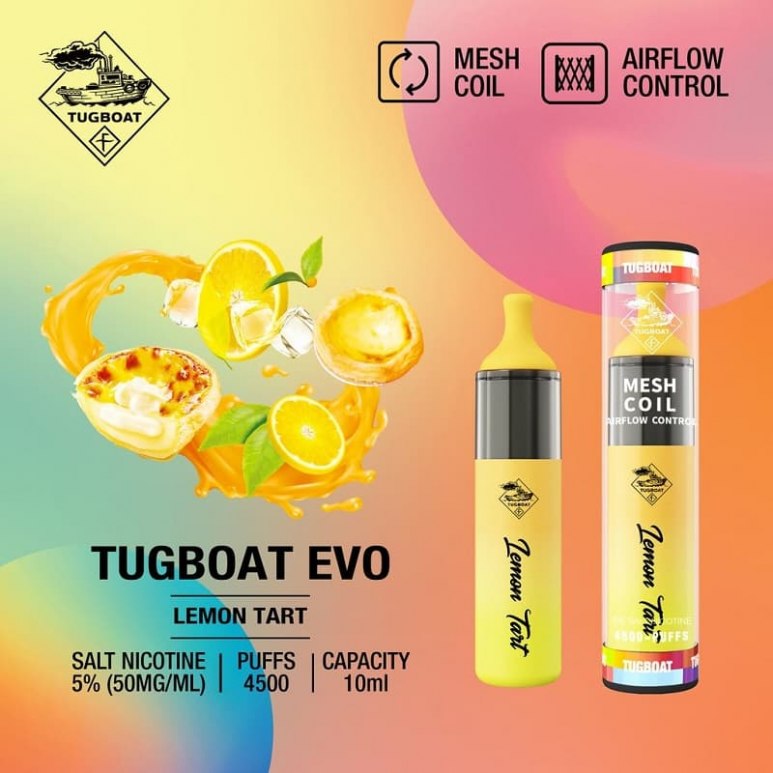 Tugboat EVO Disposable Vape 4500puffs