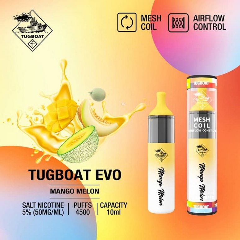 Tugboat EVO Disposable Vape 4500puffs