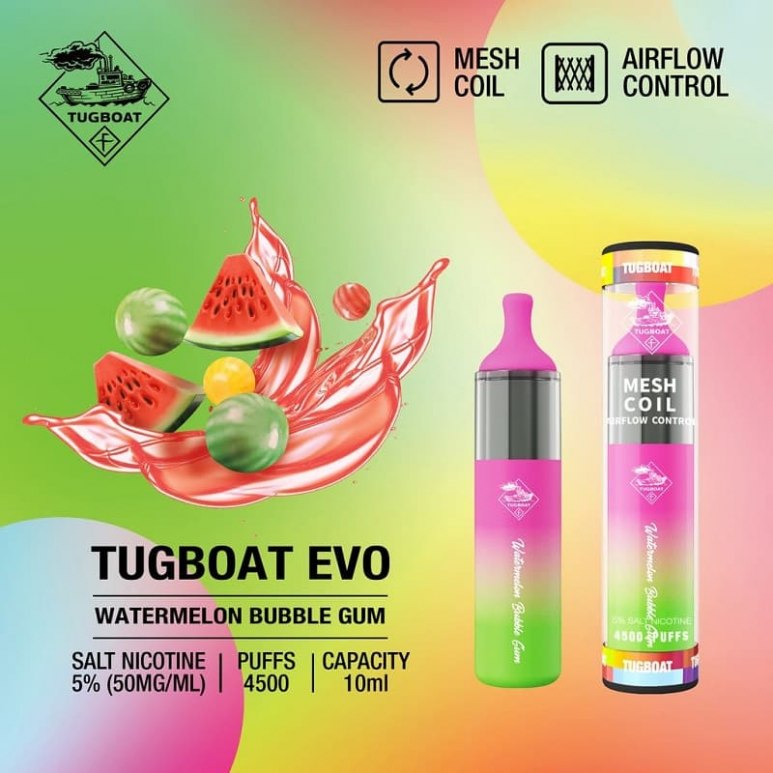 Tugboat EVO Disposable Vape 4500puffs
