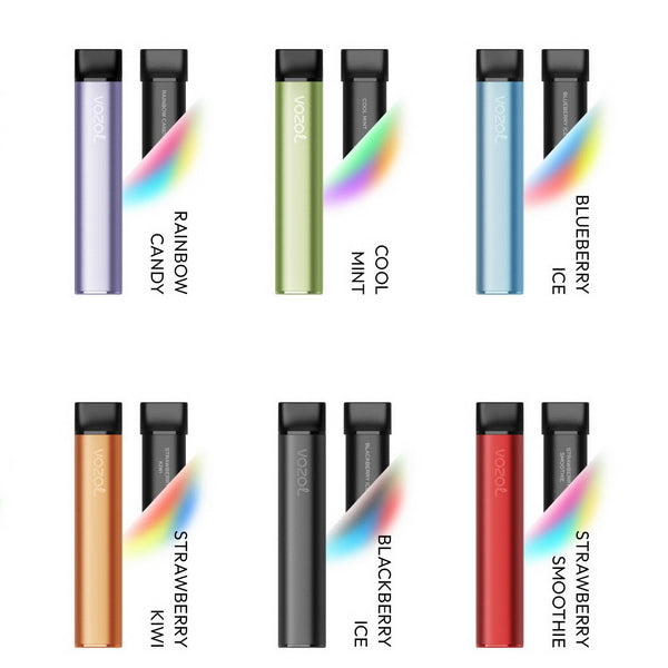 Vozol Switch Pod Vape Kit Set Device + Pod-400mAh Battery, 2ml E-liquid, Multiple Nicotine 12 Flavors