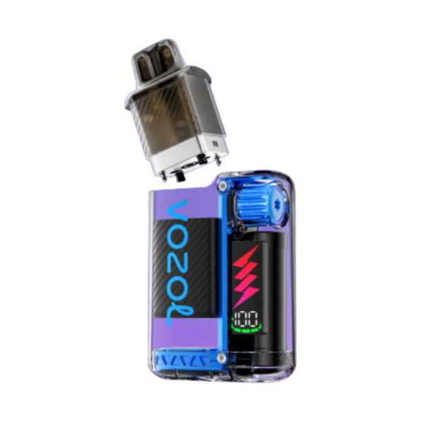 Vozol Vista Plug 10K Vape Kit-650mAh Battery, 12ml E-liquid, Multiple Nicotine 18 Flavors