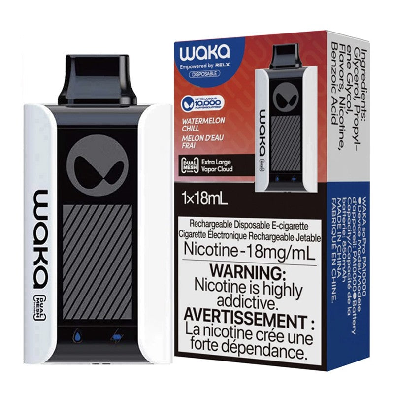 WAKA Sopro PA10000 Disposable Vape - 10,000 Puffs (2/3/5% Nic) | Mesh Coil 9 Flavors