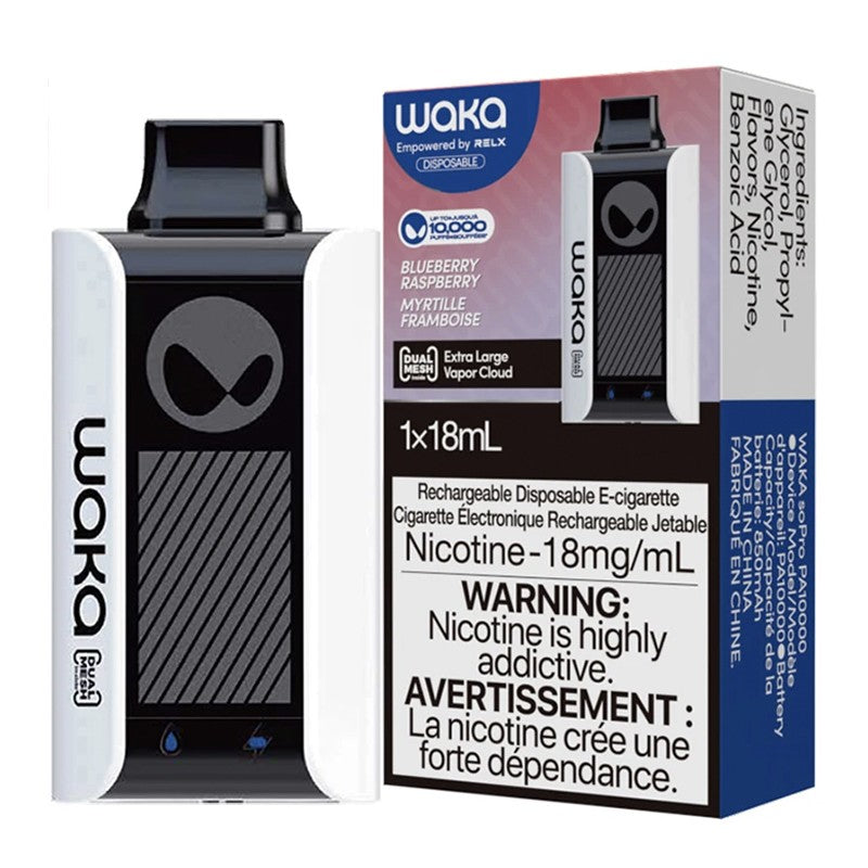 WAKA Sopro PA10000 Disposable Vape - 10,000 Puffs (2/3/5% Nic) | Mesh Coil 9 Flavors