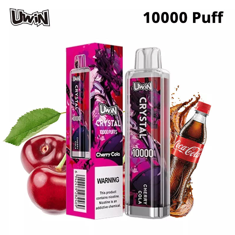 Uwin Crystal 1000 Flavors 0% 2% 5% Free Fast Delivery00 Puffs 3
