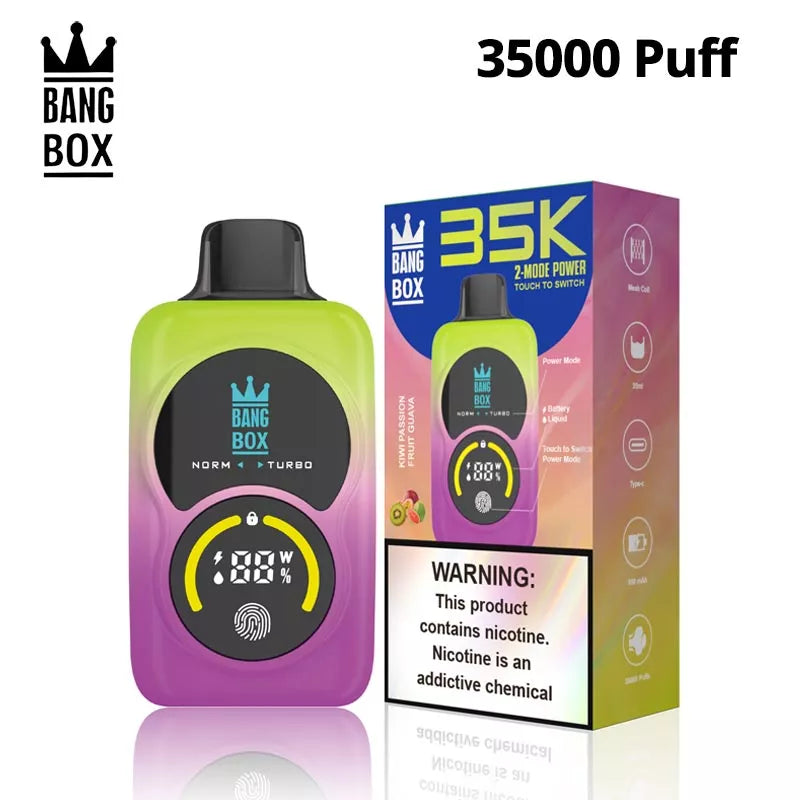 Bang Box 35000 Puffs Touch Control 2 Power Mode Double Screen Vape