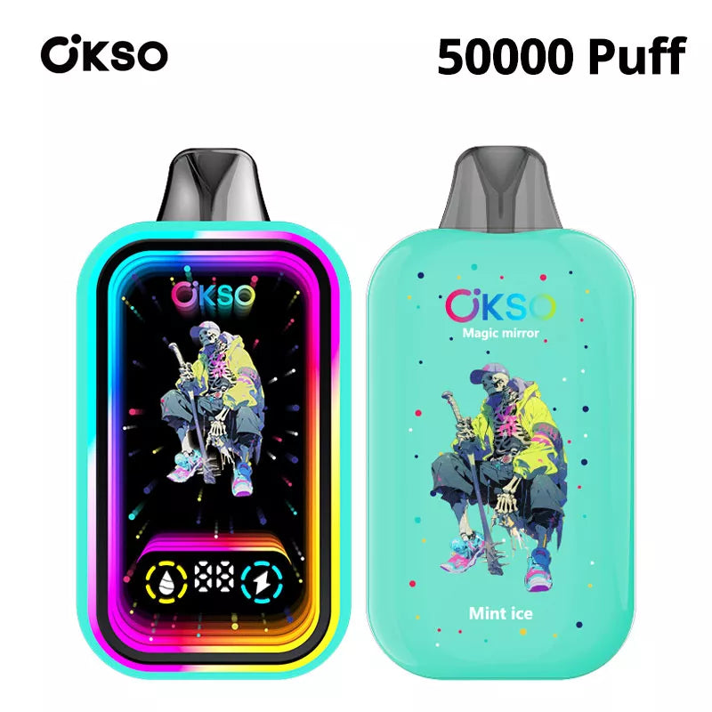 OKSO Magic Mirro 50000 Puffs 50k Vape 10 Flavors List Good Price