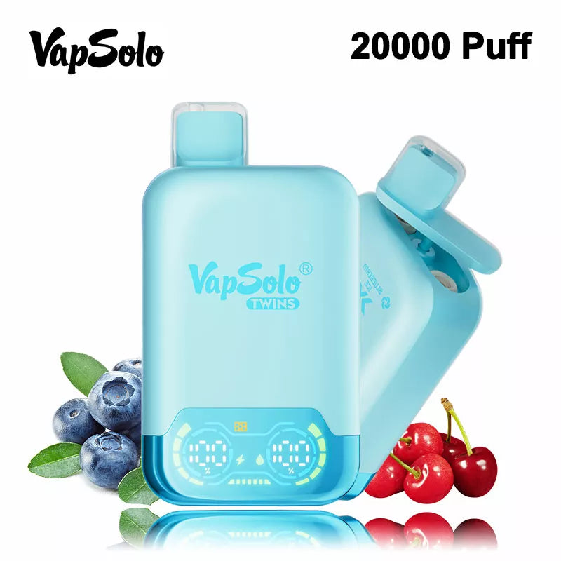 VapSolo Twins 20000 Puffs Dual Flavors Free Shipping In Germany Spain Italy