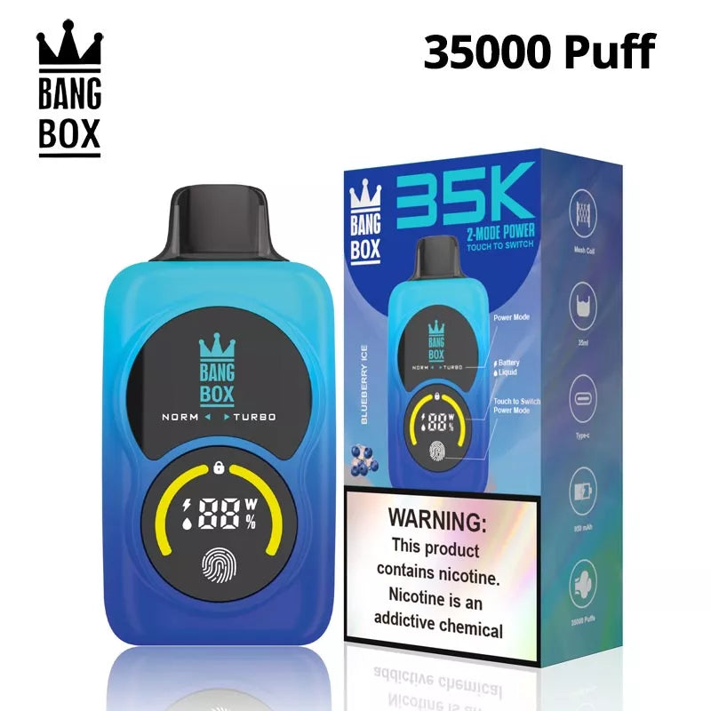 Bang Box 35000 Puffs Touch Control 2 Power Mode Double Screen Vape