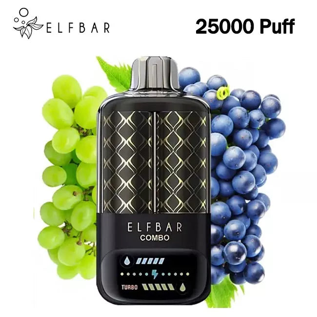 Elf Bar Combo 25000 Puffs 25k Disposable Vape 2 Pods