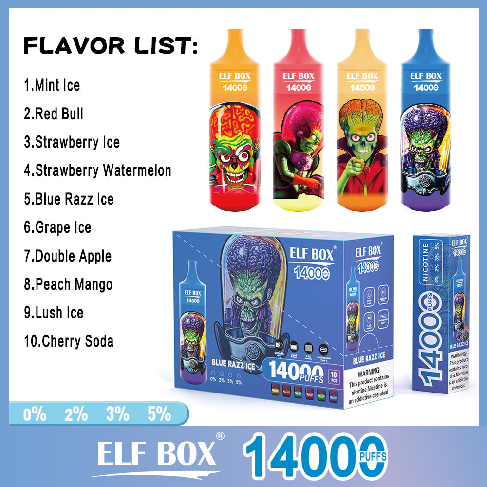 ELF BOX 14000 Puffs Disposable Vape Wholesale