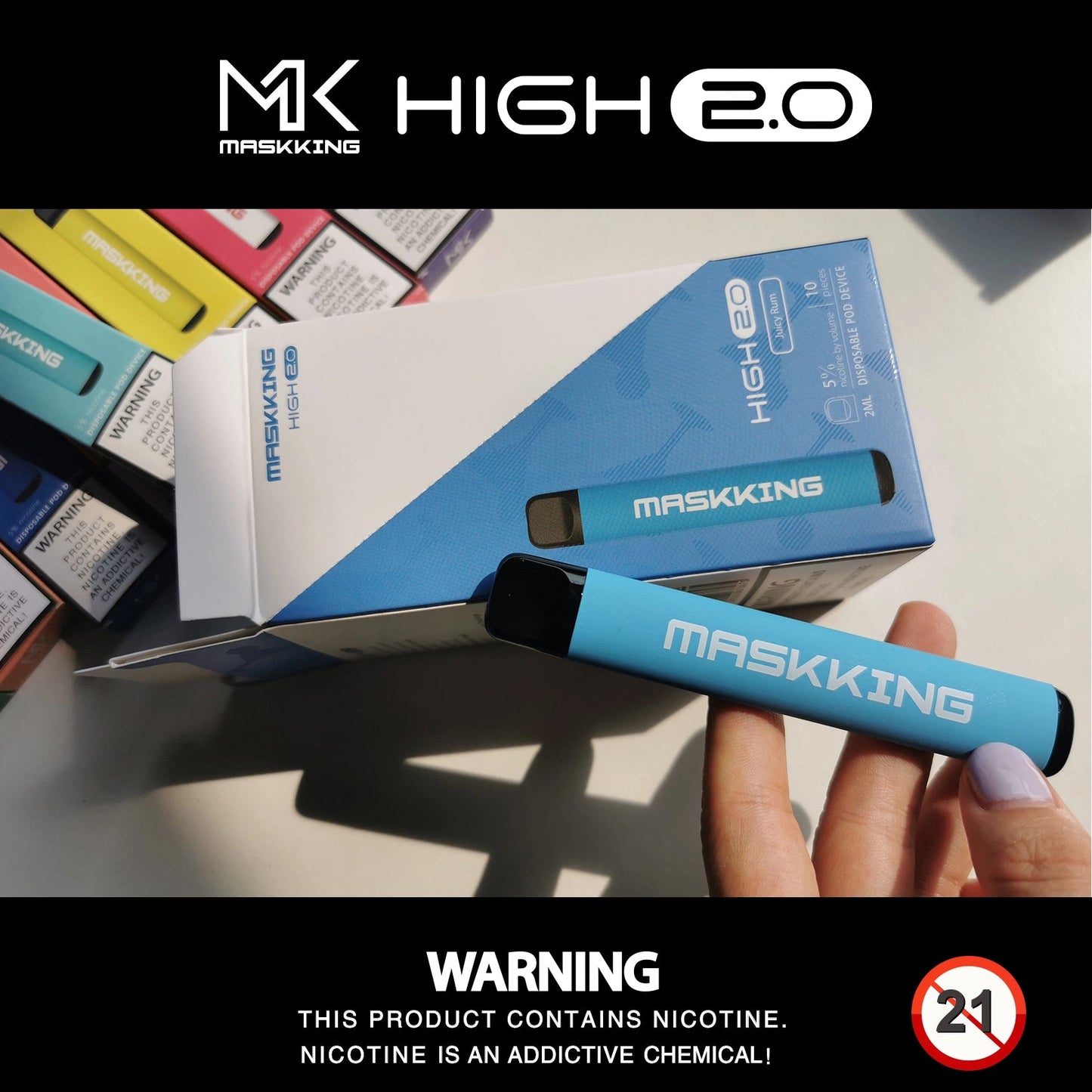 Maskking HIGH2.0 400 Puffs Disposable Vape Wholesale