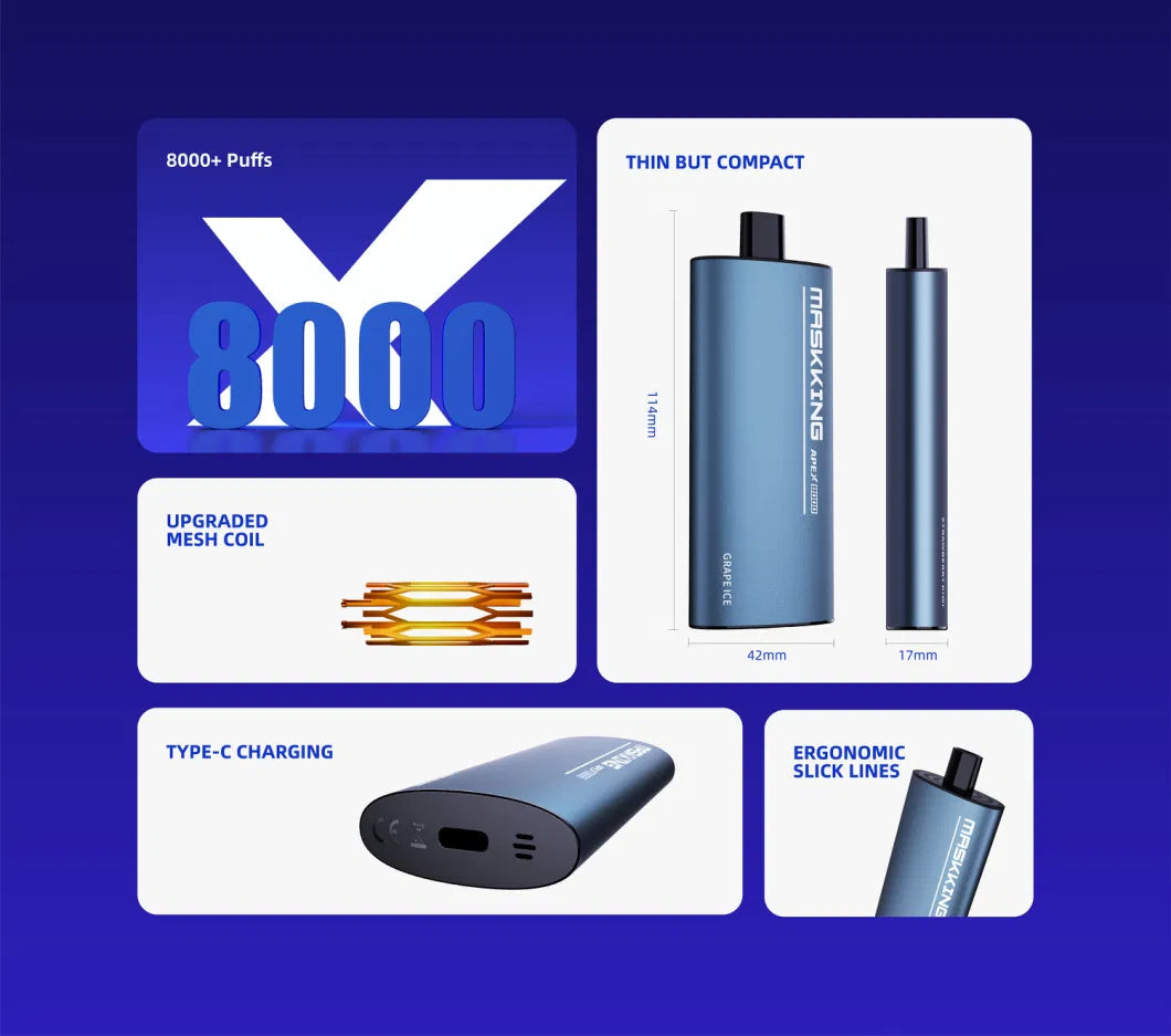 Maskking Apex 8000Puffs Disposable Vape Wholesale