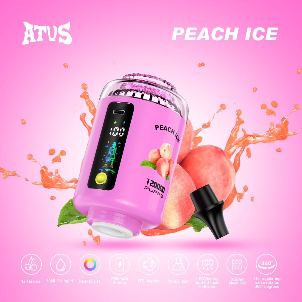 ATVS 120000 Puffs Hookah Head Disposable Vape Wholesale