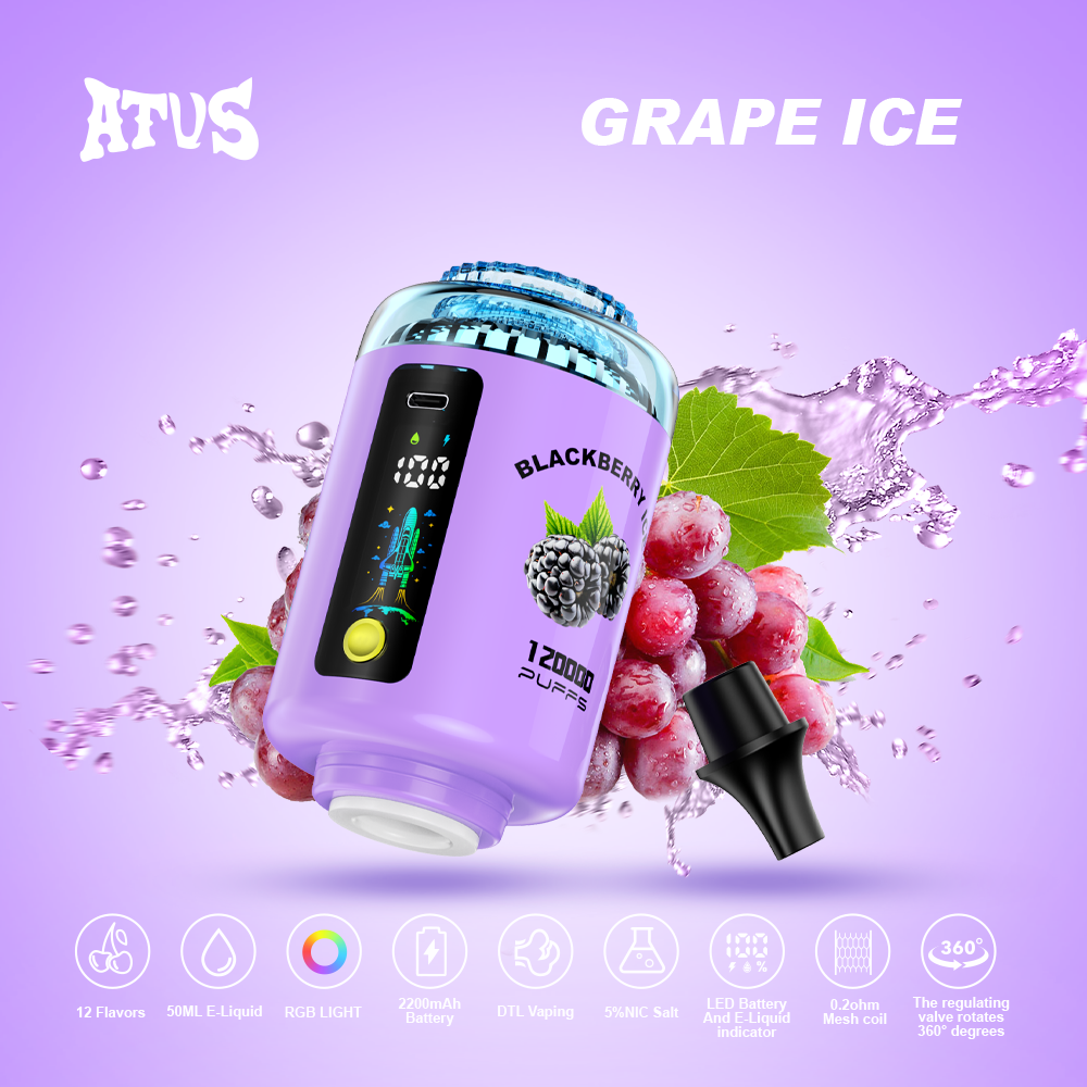 ATVS 120000 Puffs Hookah Head Disposable Vape Wholesale