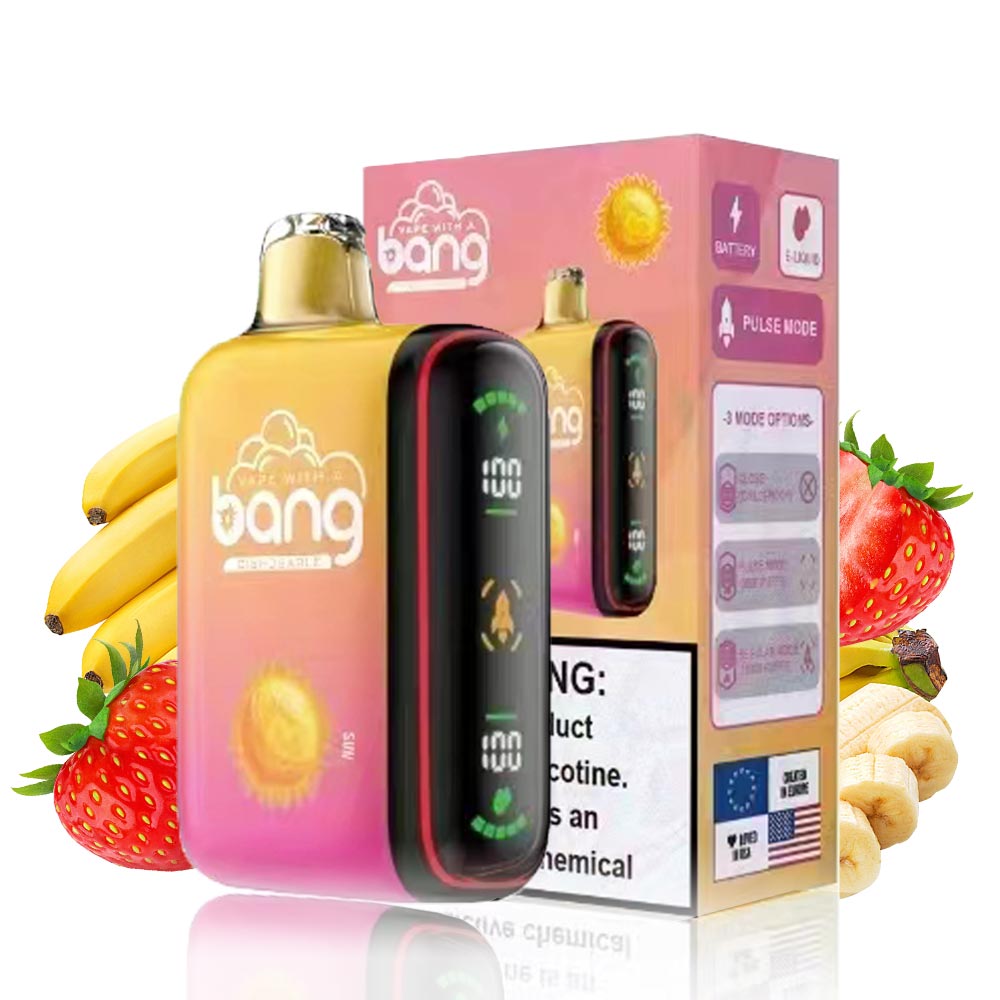 Bang 18000 puffs Vape box Digital Puff 18K Wholesale Price-650mAh Battery, 28ml E-liquid, Multiple Nicotine 12 Flavors