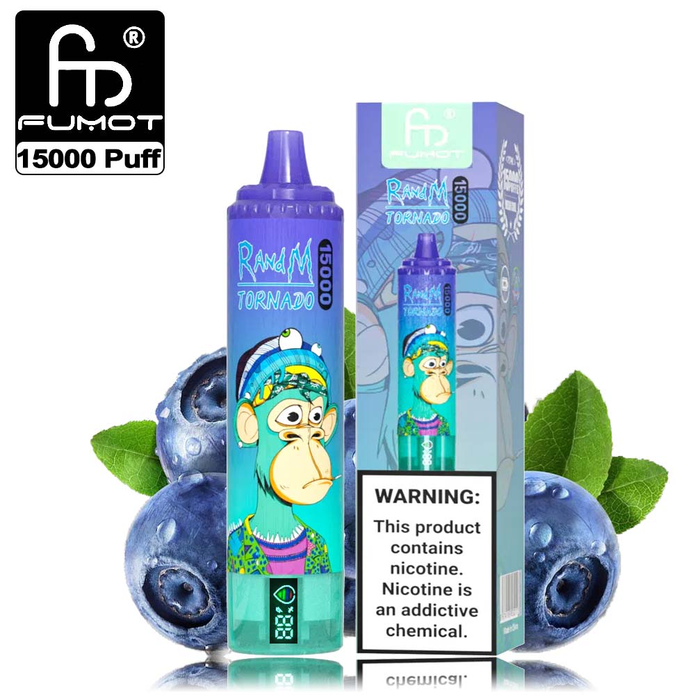 Randm Tornado 15k Fumot Random 15000 Puffs Vape 41 Flavors 0% 2% 5%