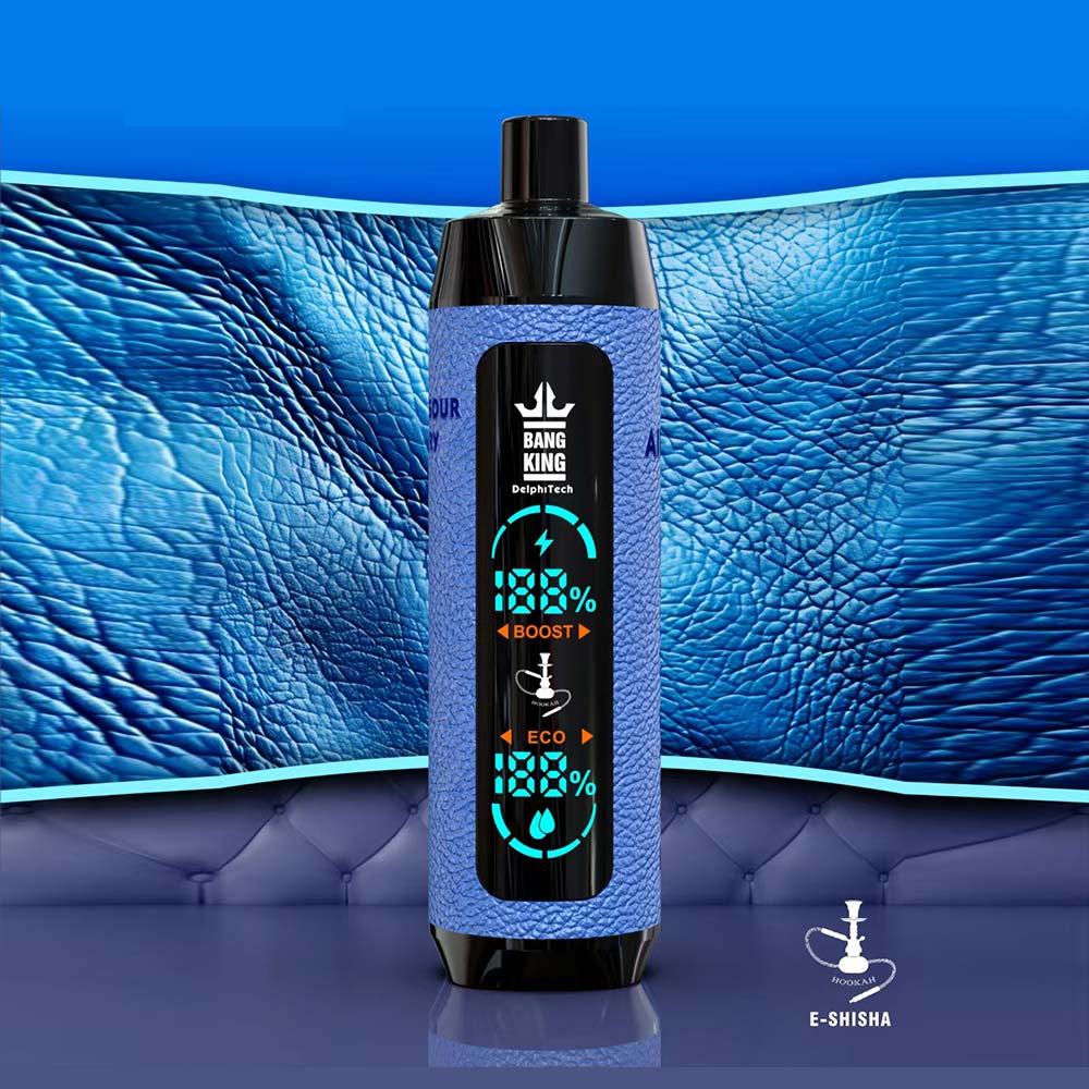 BANG KING Original 25000 puffs 25K Shisha Hookah Delphi Tech Al Fakher 8000 pro max disposable vape-650mAh Battery, 30ml E-liquid, Multiple Nicotine 12 Flavors
