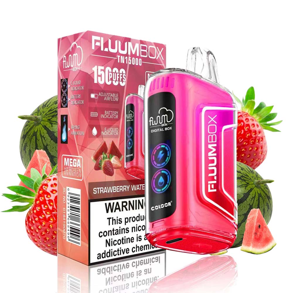 Fluum Bar Vape Box 15000 Puffs 15K Price 0% 2% 5% 12 flavors-650mAh Battery, 25ml E-liquid, Multiple Nicotine 12 Flavors