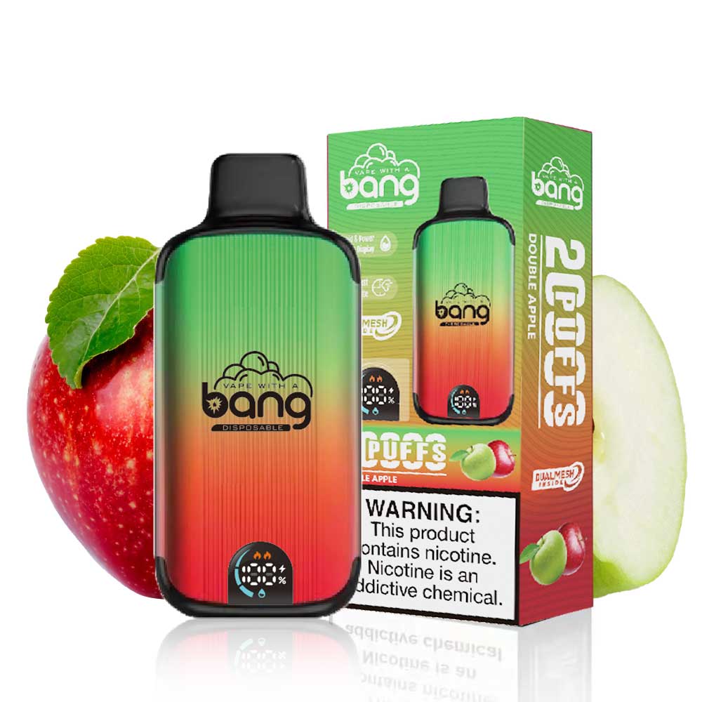 Bang 20000 Puffs Vape 20K Disposable Vape Pen E Cigarette Prefilled(0% to 5% Nicotine) 25ml 650mAh Battery 12 Flavors