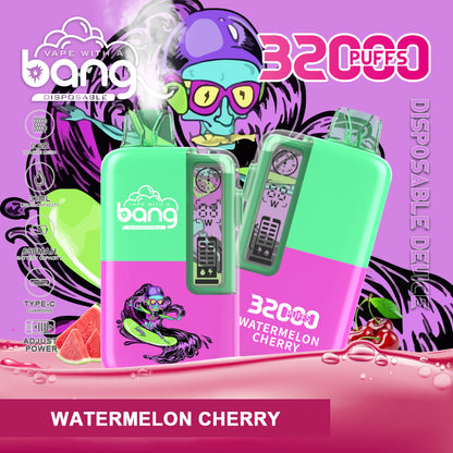 BangKing 32000 Puffs Smart Full Screen Turn Ice Wholesale Disposable Vape Puff 32k Prefilled Pod