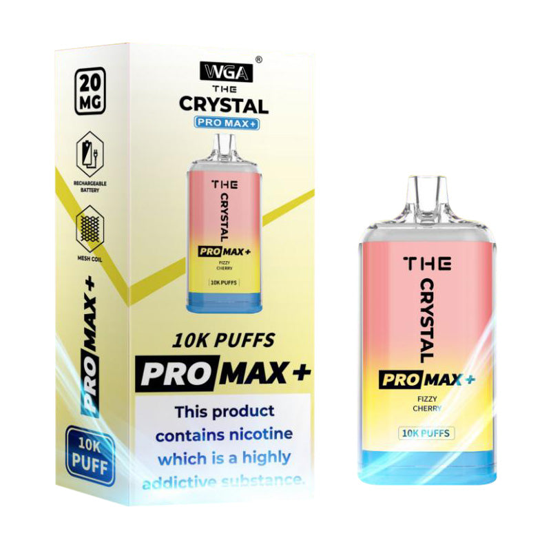 WGA Crystal Pro Max Plus 10000Puffs Disposable Vape Wholesale 850mAh Battery 13  Flavors