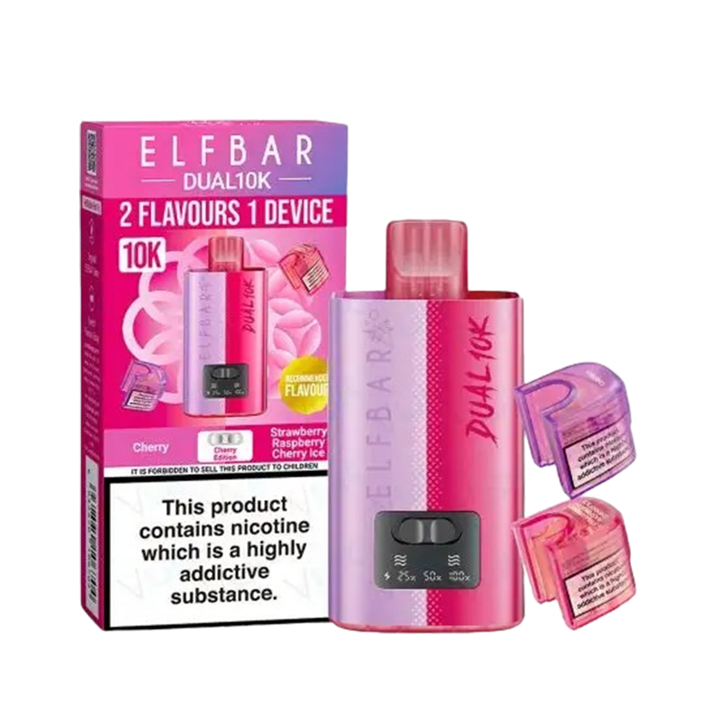Elf Bar 10K Puff 10 000 Prefilled Pod Kit  2% Nicotine 850mAh battery 20 Flavors