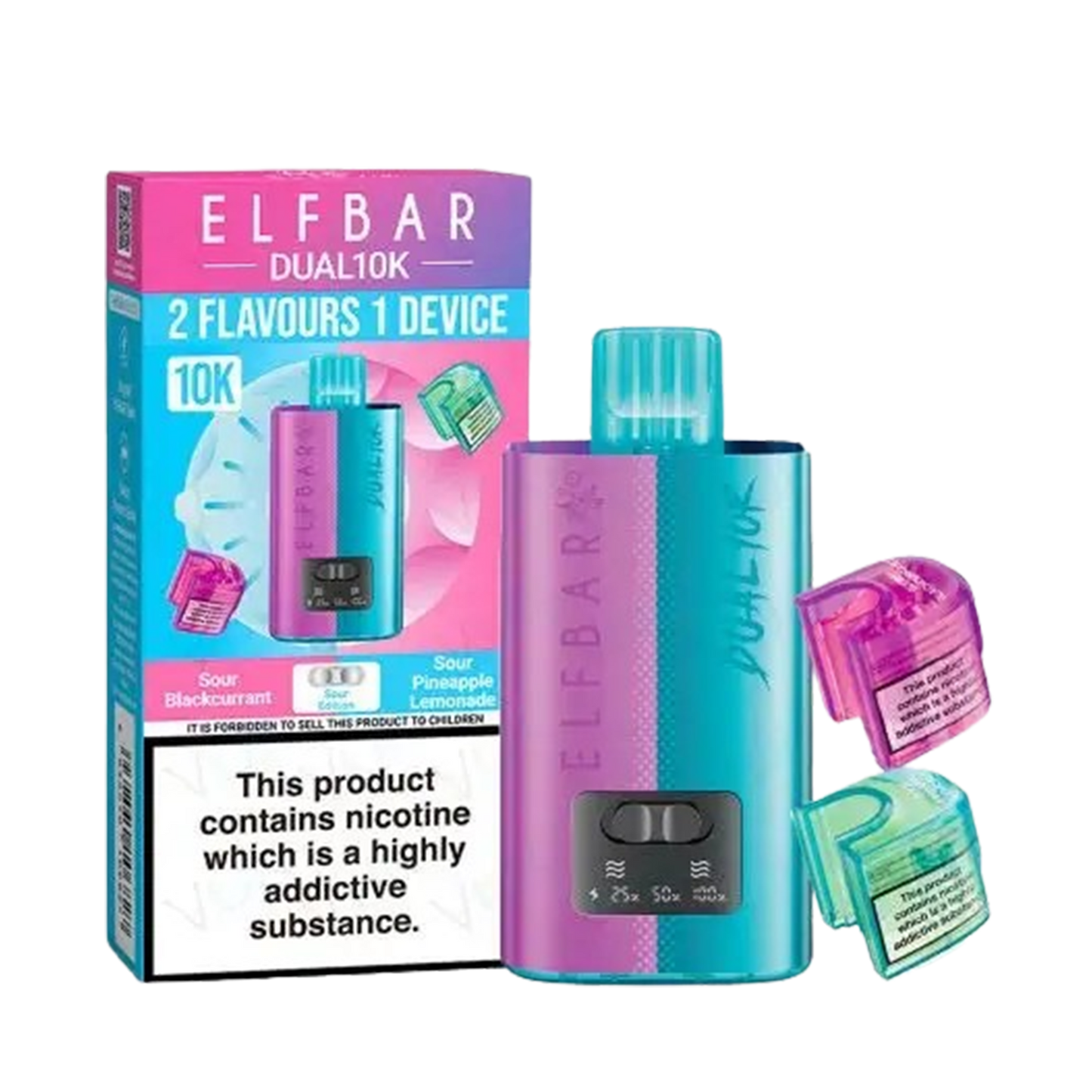 Elf Bar 10K Puff 10 000 Prefilled Pod Kit  2% Nicotine 850mAh battery 20 Flavors