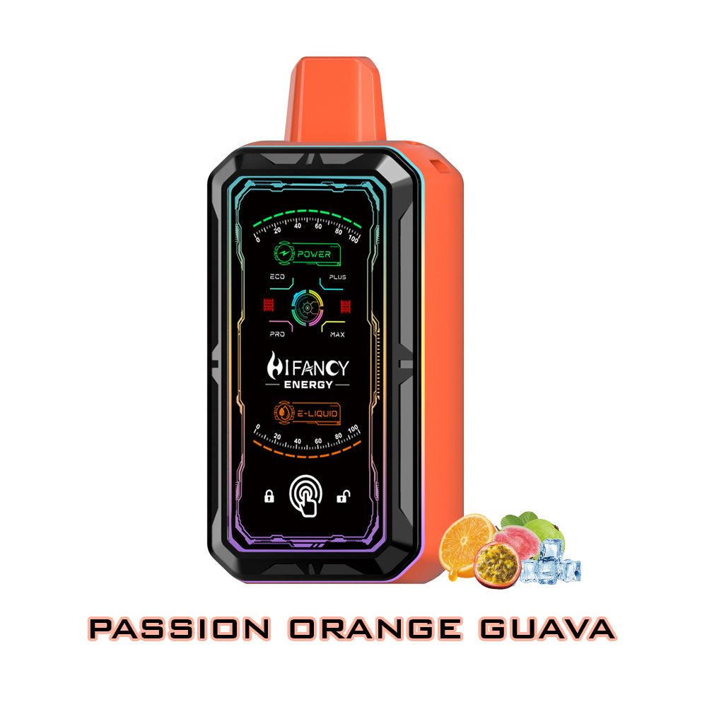 HIFANCY ENERGY 30000 Puffs Disposable Vape Wholesale 34ml E-liquid 2%/3%/5% Nicotine 800mah Battery