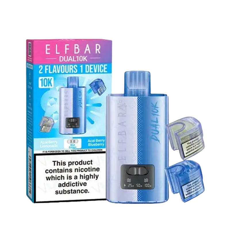 Elf Bar 10K Puff 10 000 Prefilled Pod Kit  2% Nicotine 850mAh battery 20 Flavors