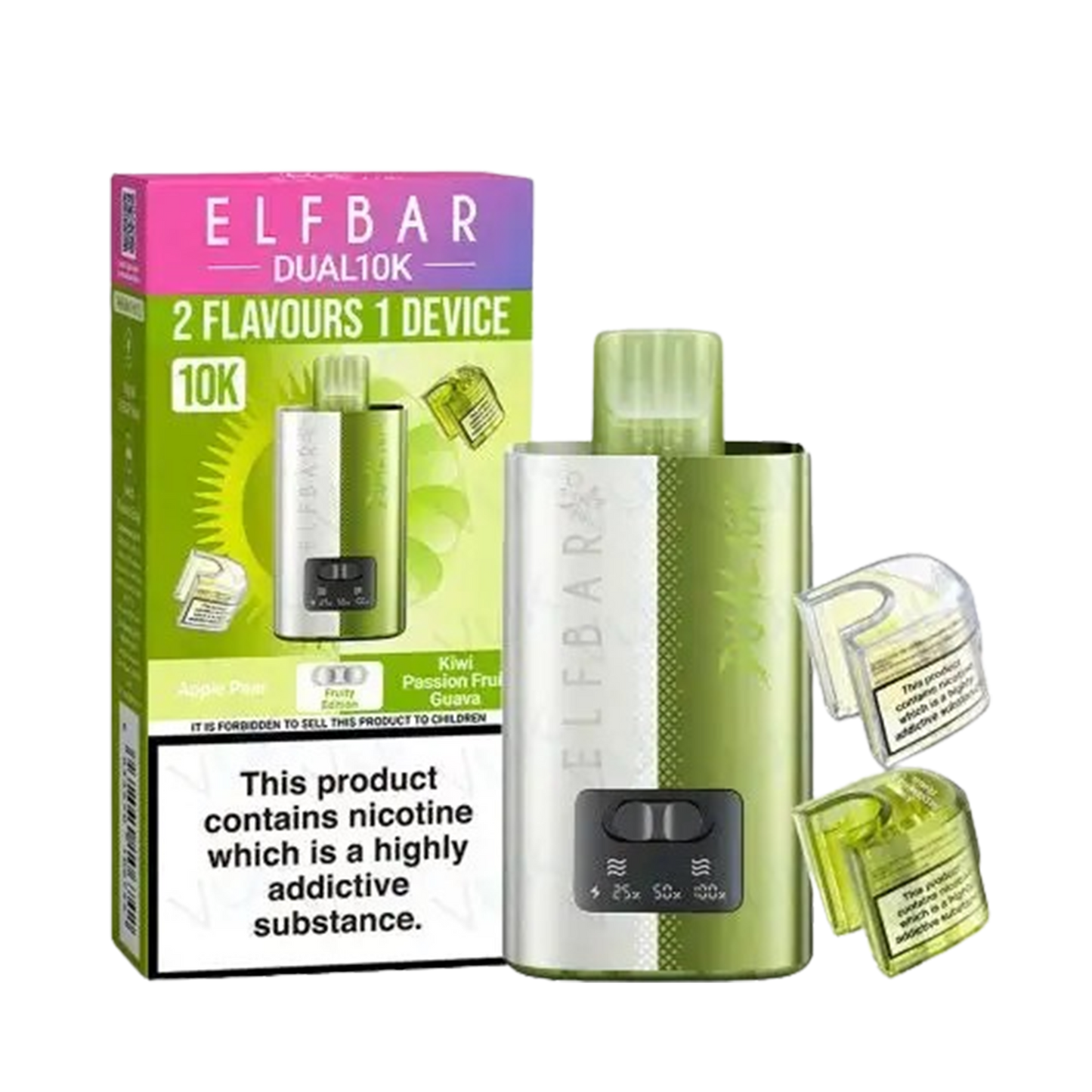Elf Bar 10K Puff 10 000 Prefilled Pod Kit  2% Nicotine 850mAh battery 20 Flavors