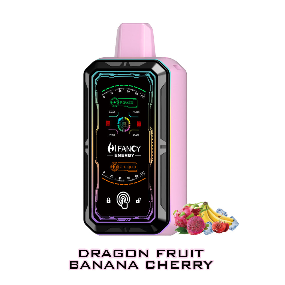 HIFANCY ENERGY 30000 Puffs Disposable Vape Wholesale 34ml E-liquid 2%/3%/5% Nicotine 800mah Battery