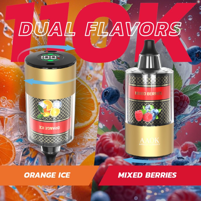 AAOK electronic hookah e shisha 110000 puffs 60ml pod system hookah vape