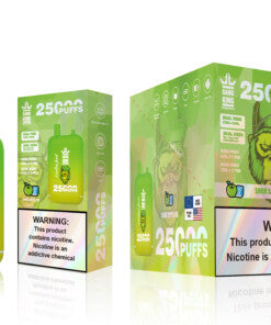 Bang King 25000 Puffs - 46mL Dual Tank (0% to 5% Nicotine)  650mAh Battery 12 Flavors